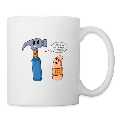 Tasse "Schön dich mal wieder zu treffen" - weiß