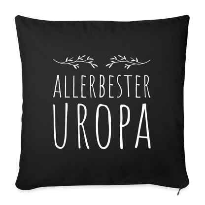 Sofakissen "Allerbester Uropa" - Schwarz