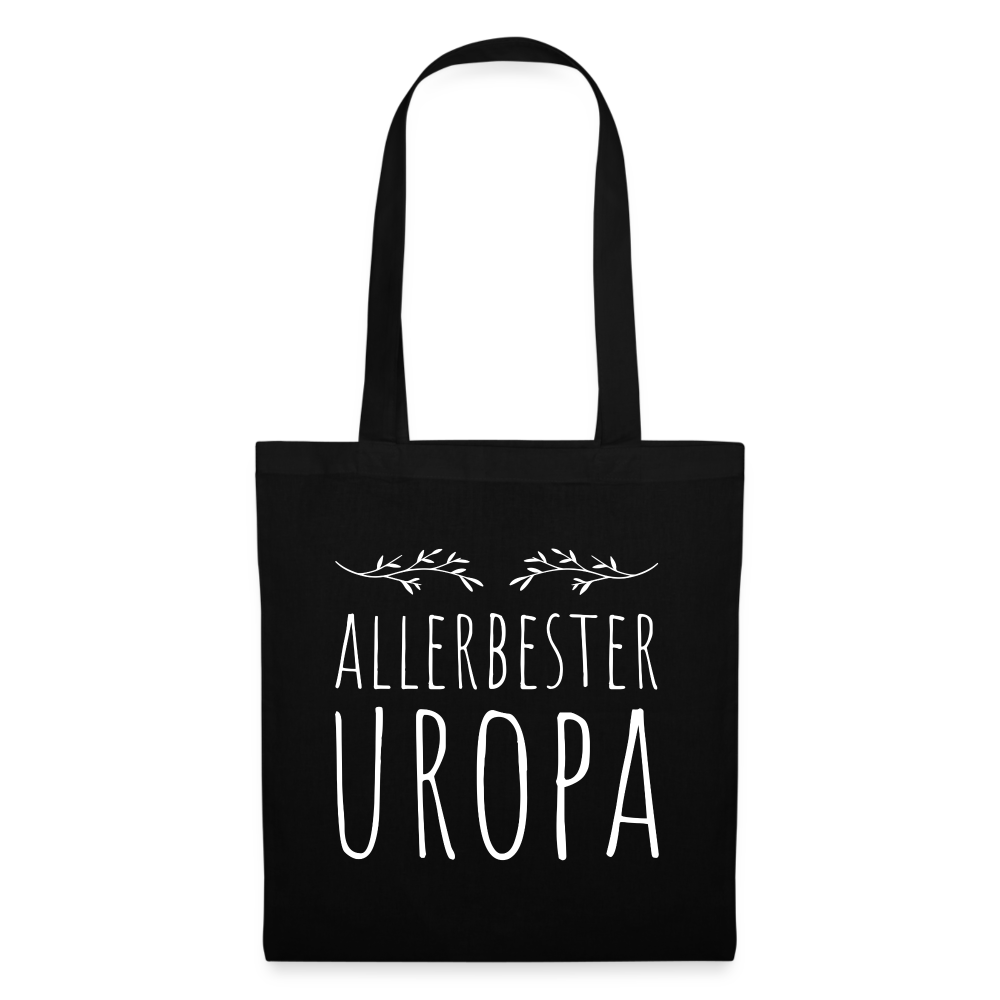 Stoffbeutel "Allerbester Uropa" - Schwarz