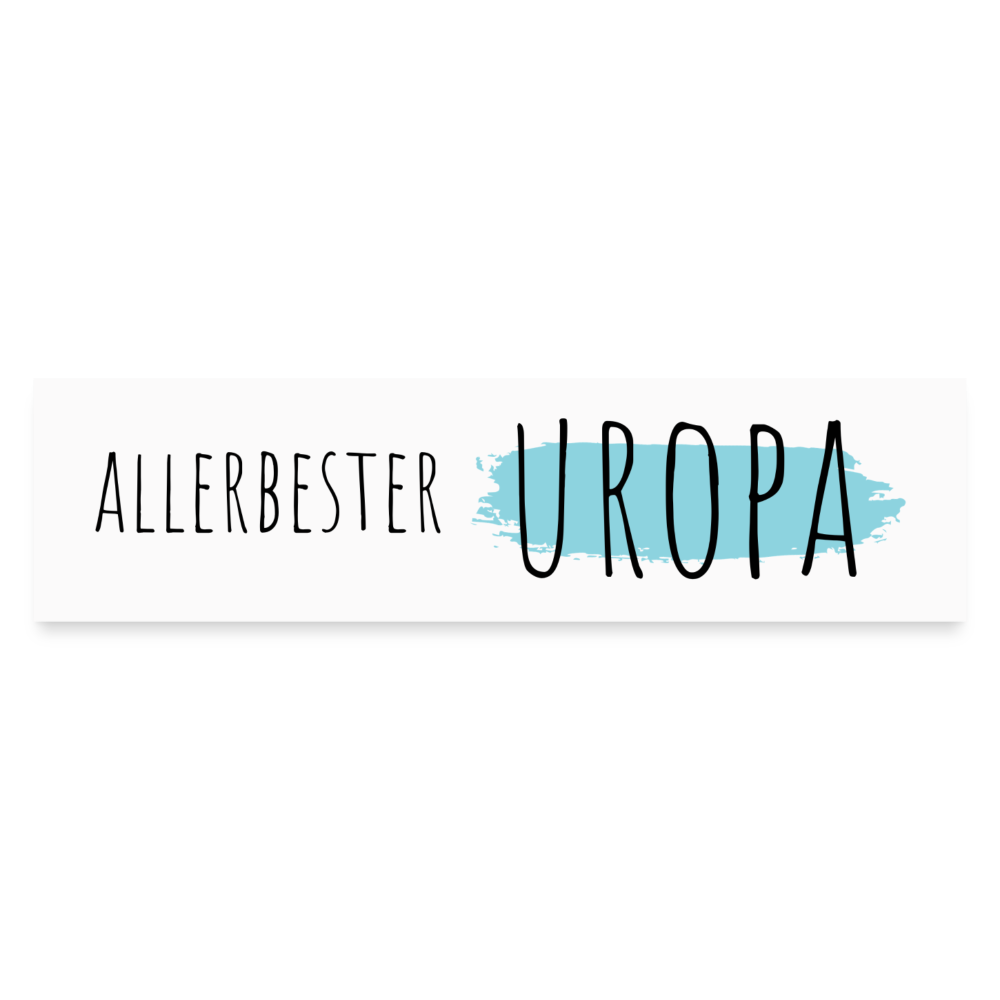 Auto-Aufkleber "Allerbester Uropa" - Mattweiß