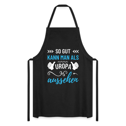 Kochschürze "So gut kann man als Uropa aussehen" - Schwarz