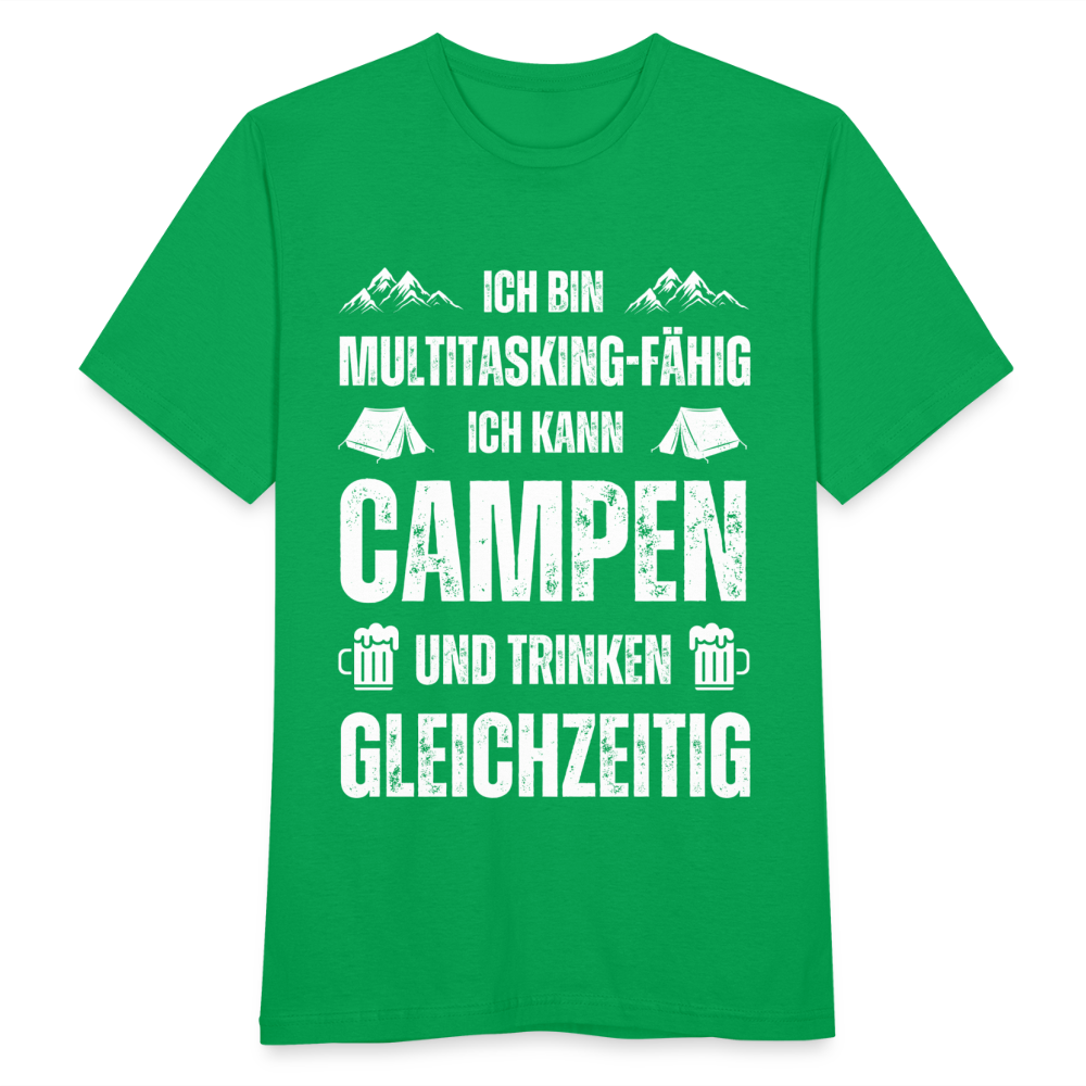 Männer T-Shirt "Ich kann Campen und Trinken gleichzeitig" - Kelly Green