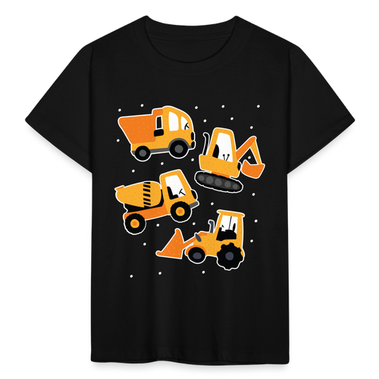 Kinder T-Shirt "4 Tolle Bagger" - Schwarz