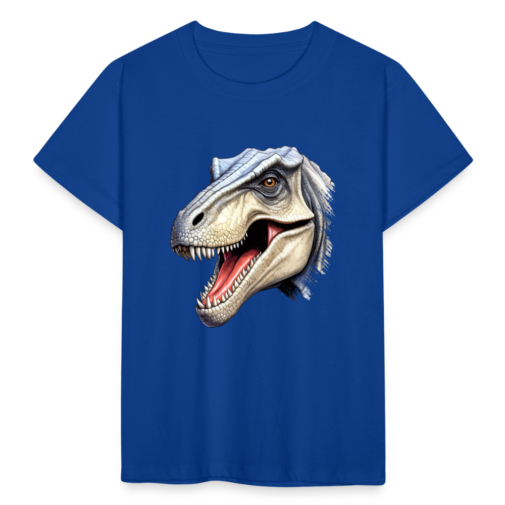 Kinder T-Shirt "Detaillierter Dinosaurier" - Royalblau