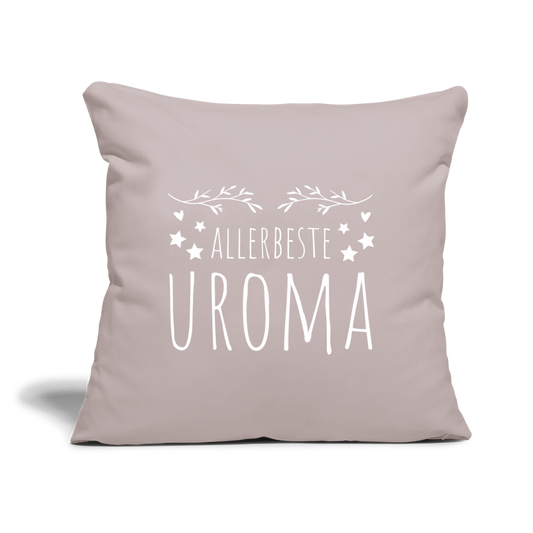 Sofakissen "Allerbeste Uroma" (44 x 44cm) - helles Taupe