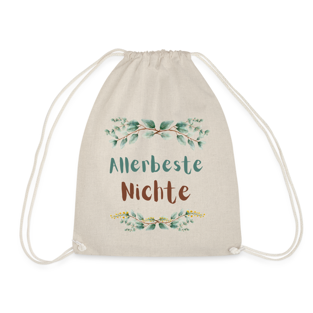 Turnbeutel "Allerbeste Nichte" - Natur