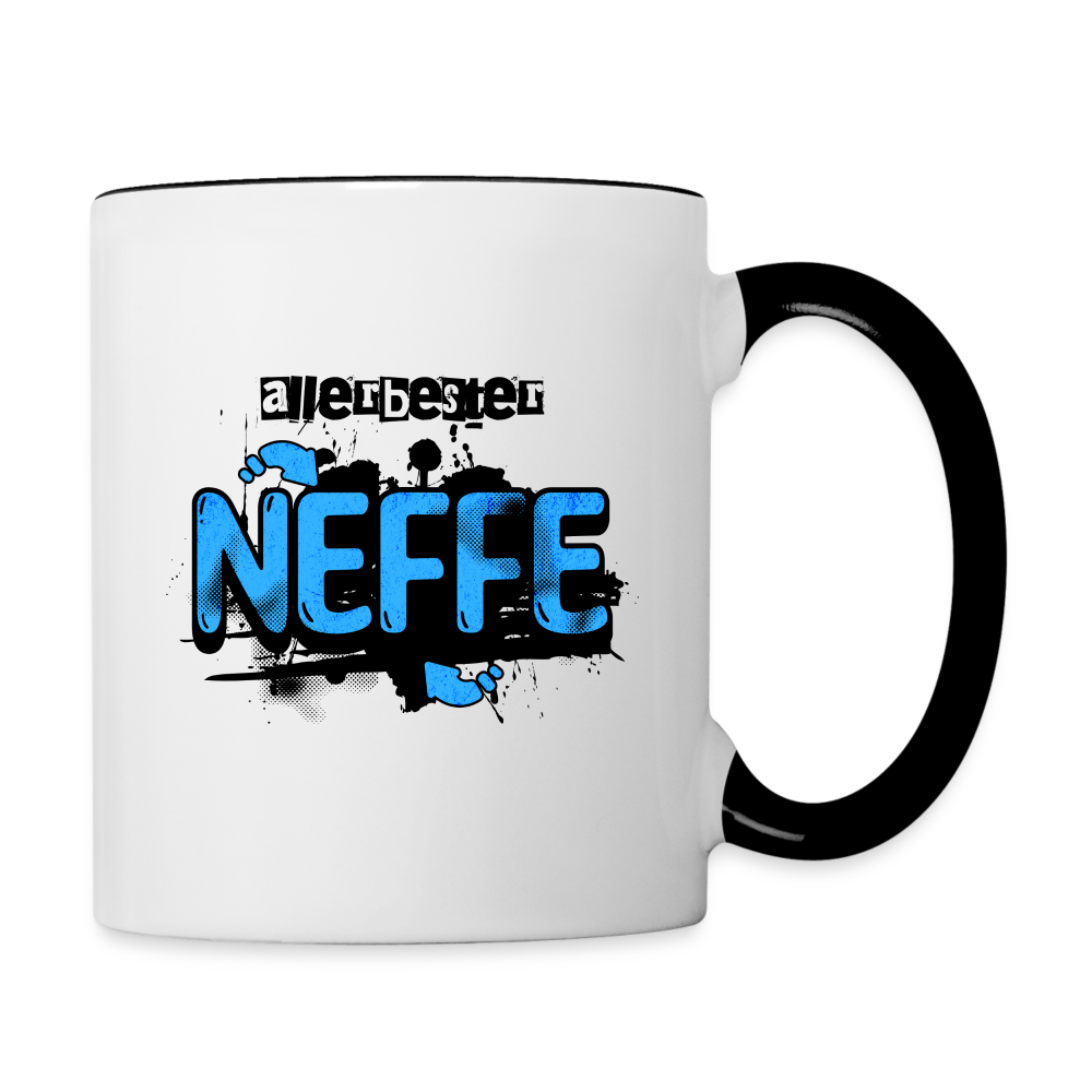 Tasse "Allerbester Neffe" - Weiß/Schwarz