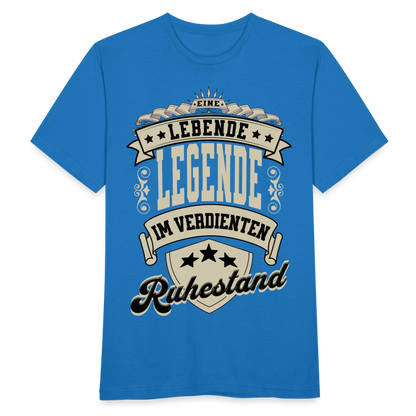Männer T-Shirt "Eine lebende Legende im verdienten Ruhestand" - Royalblau