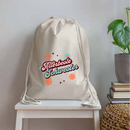 Turnbeutel "Allerbeste Schwester" - Natur