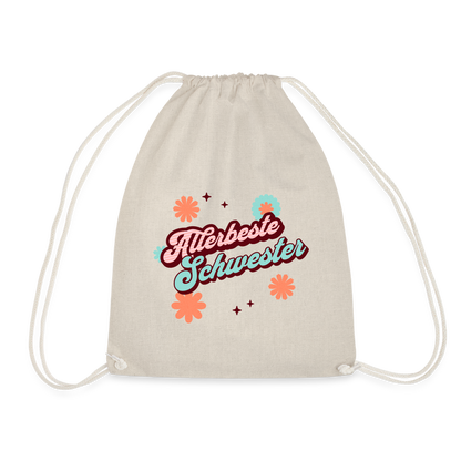 Turnbeutel "Allerbeste Schwester" - Natur