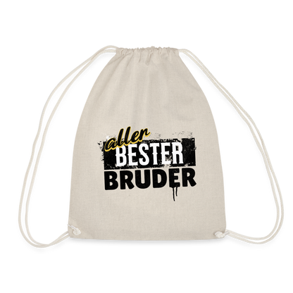 Turnbeutel "Allerbester Bruder" - Natur