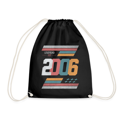 Turnbeutel "Legendär seit 2006" - Schwarz