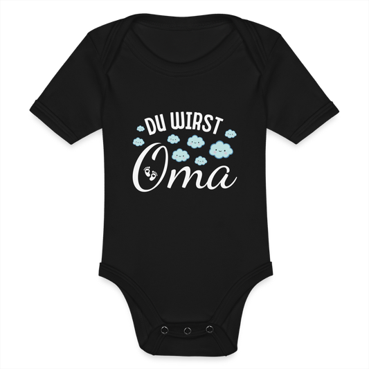 Baby Body "Du wirst Oma" - Schwarz