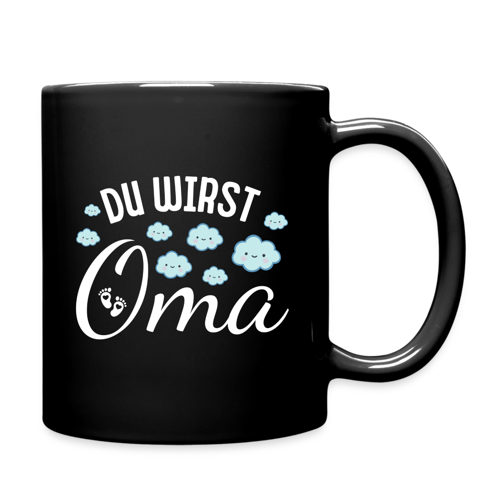 Tasse "Du wirst Oma" - Schwarz