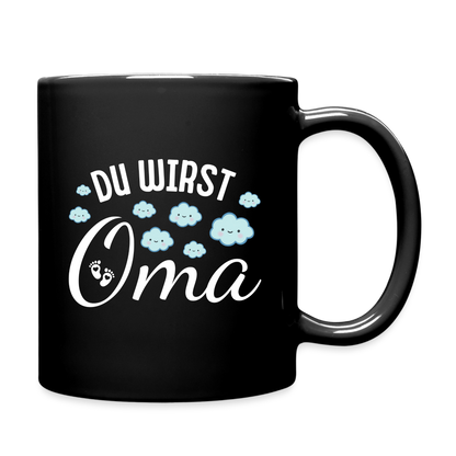Tasse "Du wirst Oma" - Schwarz