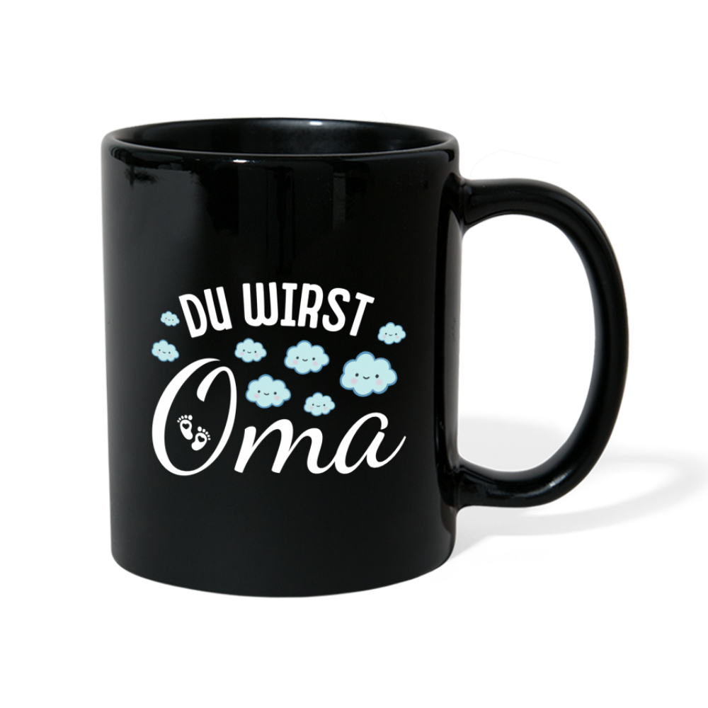 Tasse "Du wirst Oma" - Schwarz