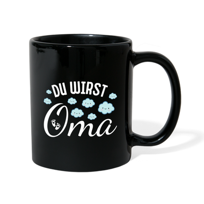 Tasse "Du wirst Oma" - Schwarz