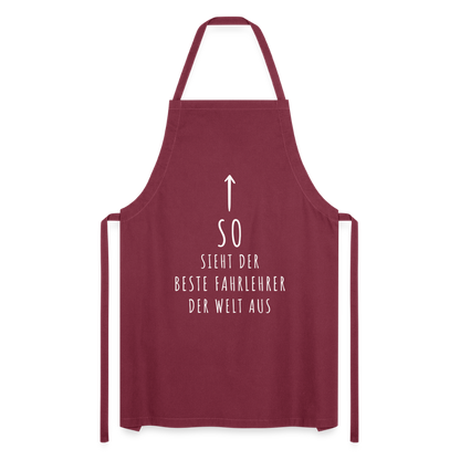 Kochschürze "So sieht der beste Fahrlehrer der Welt aus" - Bordeaux