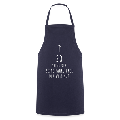 Kochschürze "So sieht der beste Fahrlehrer der Welt aus" - Navy