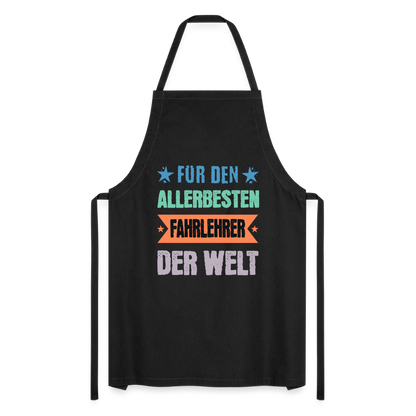 Kochschürze "Für den allerbesten Fahrlehrer der Welt" - Schwarz
