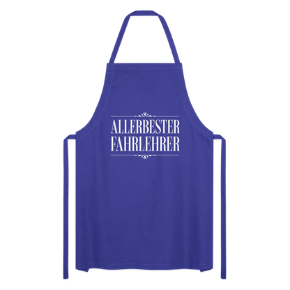 Kochschürze "Allerbester Fahrlehrer" - Royalblau