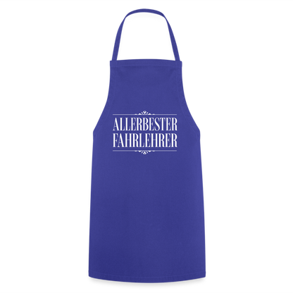 Kochschürze "Allerbester Fahrlehrer" - Royalblau