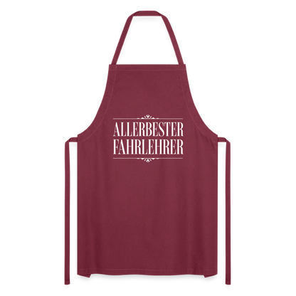 Kochschürze "Allerbester Fahrlehrer" - Bordeaux