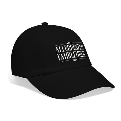 Baseballkappe "Allerbester Fahrlehrer" - Schwarz/Schwarz