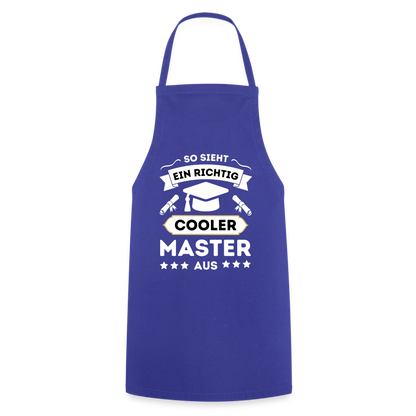 Kochschürze So sieht ein richtig cooler Master aus" - Royalblau