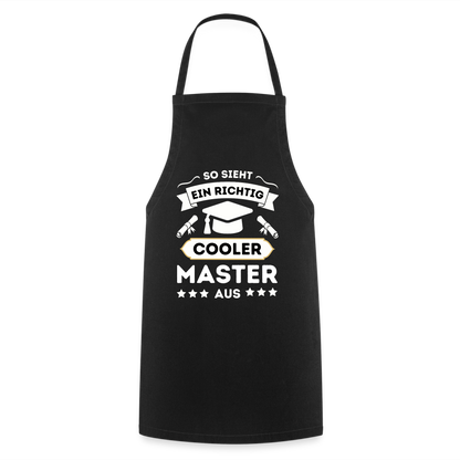 Kochschürze So sieht ein richtig cooler Master aus" - Schwarz