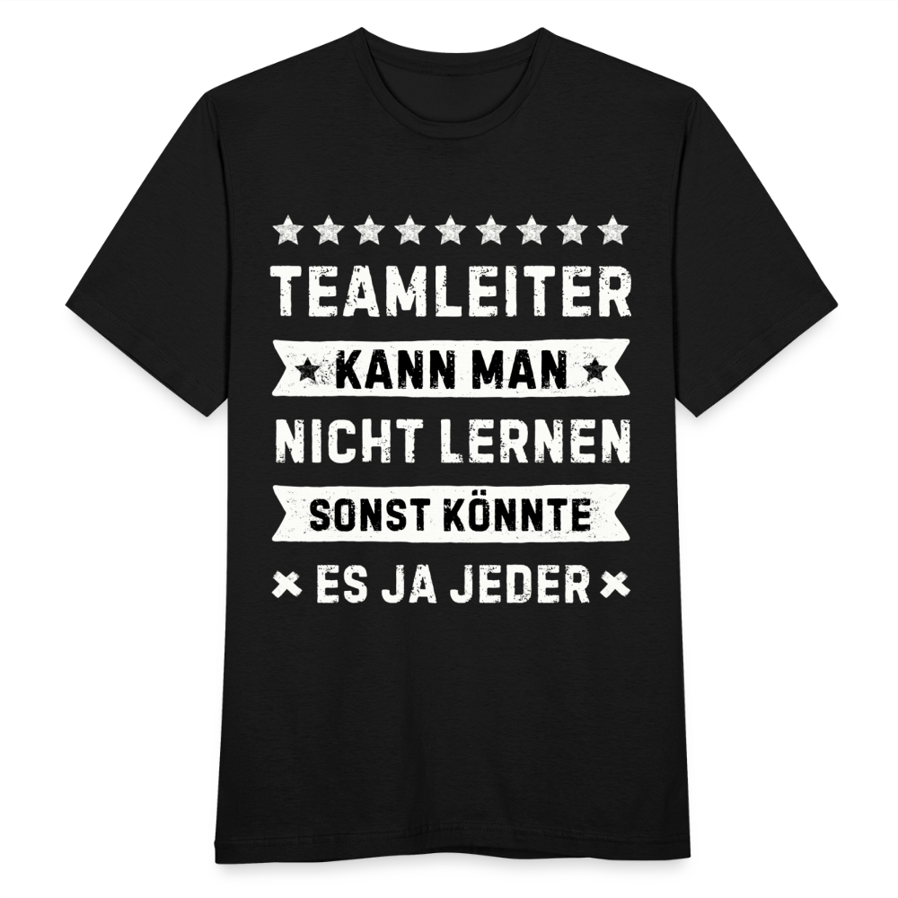 Teamleiter T-Shirt - Schwarz