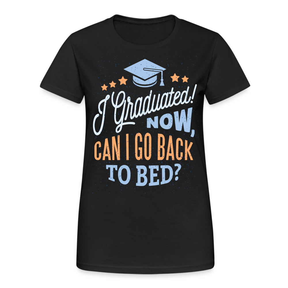 Frauen T-Shirt "I graduated" - Schwarz