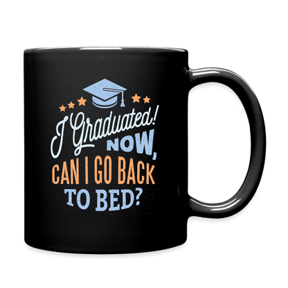 Tasse "I graduated" - Schwarz