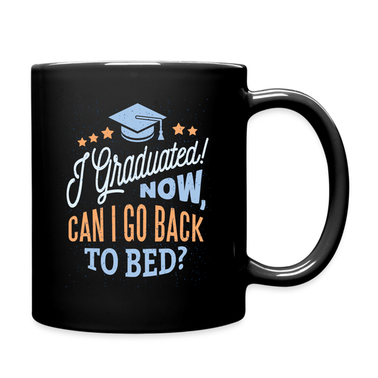 Tasse "I graduated" - Schwarz