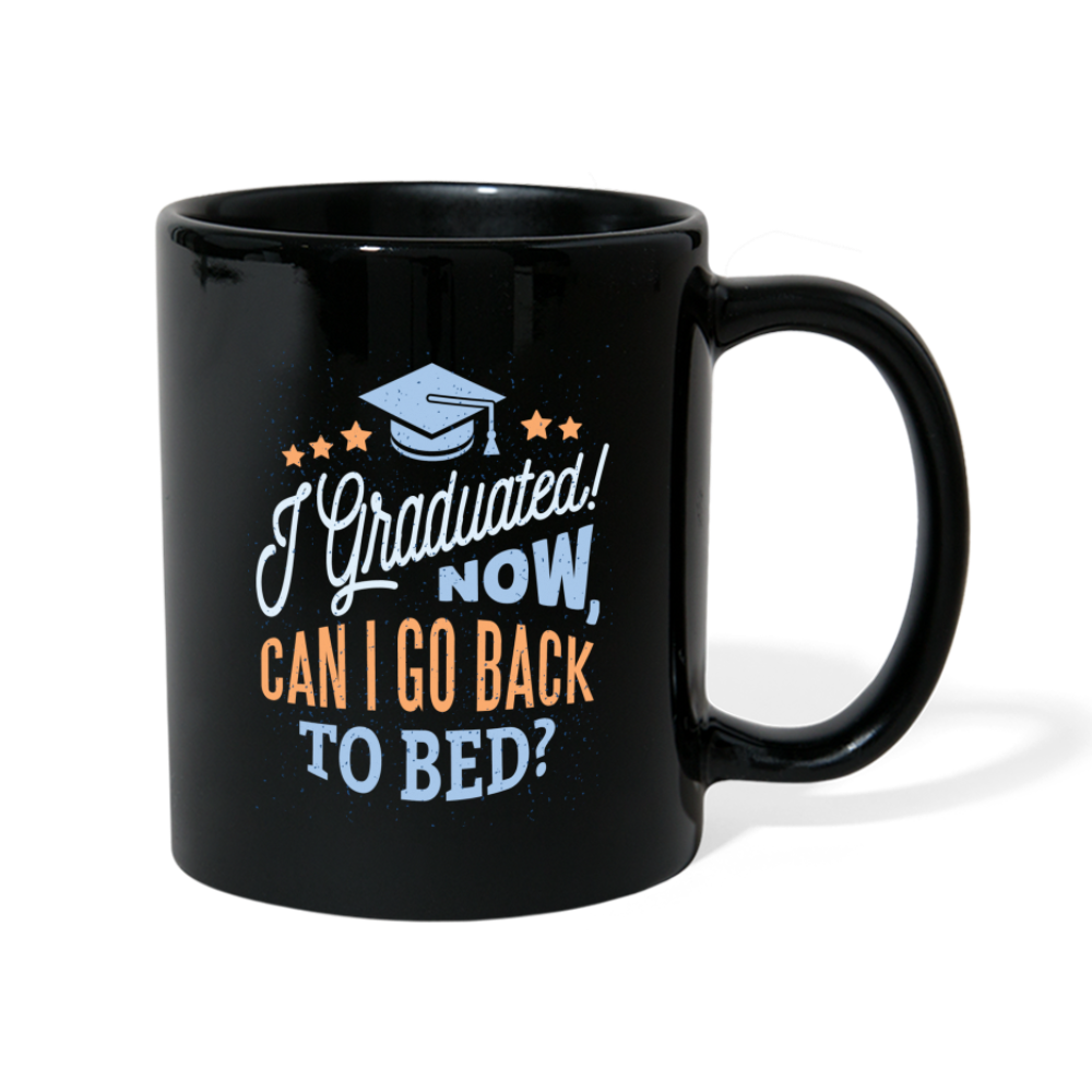 Tasse "I graduated" - Schwarz