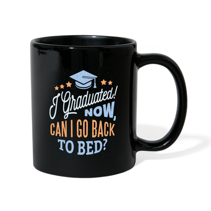 Tasse "I graduated" - Schwarz