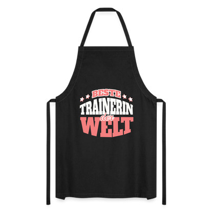 Kochschürze "Beste Trainerin der Welt" - Schwarz