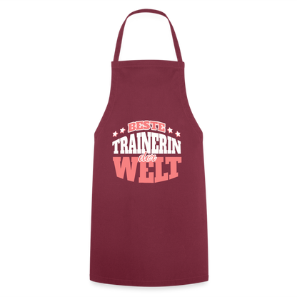 Kochschürze "Beste Trainerin der Welt" - Bordeaux