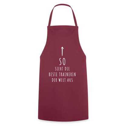 Kochschürze "So sieht die beste Trainerin der Welt aus" - Bordeaux