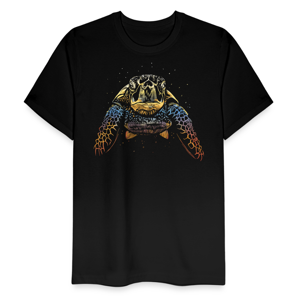 Frauen Bio-T-Shirt "Tolle Schildkröte" - Schwarz