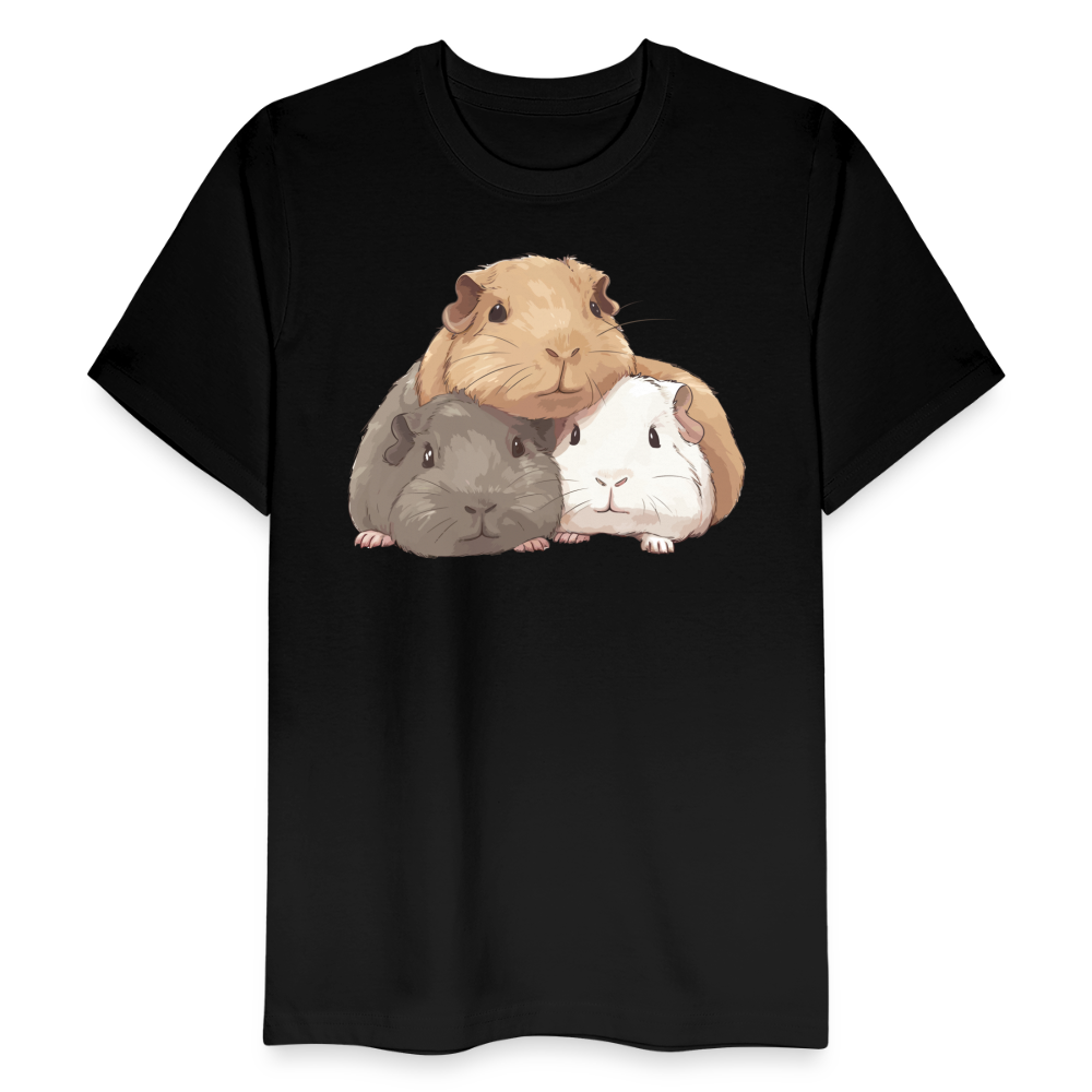 Frauen Bio-T-Shirt "Meerschweinchen" - Schwarz