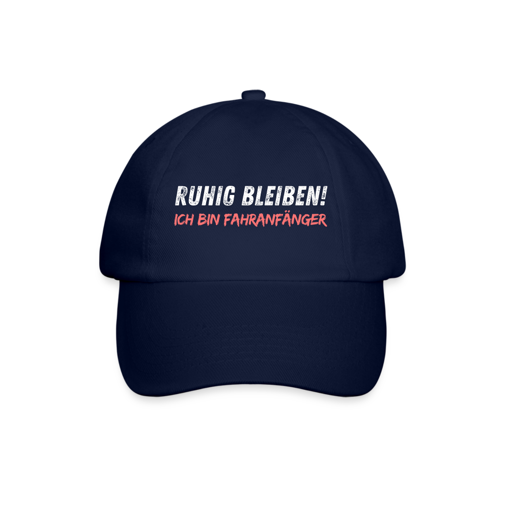 Baseballkappe "Ruhig bleiben! Ich bin Fahranfänger" - Blau/Blau