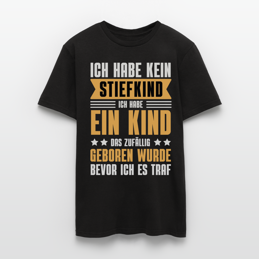 Männer T-Shirt "Ich habe kein Stiefkind" - Schwarz