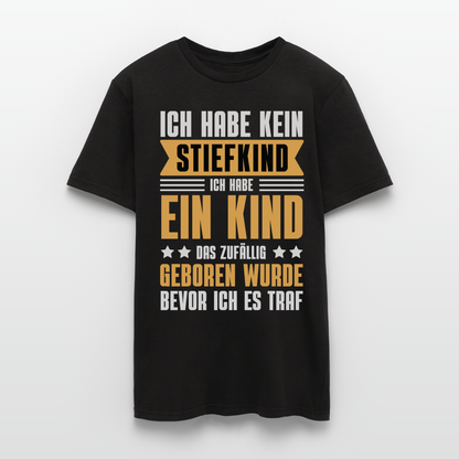 Männer T-Shirt "Ich habe kein Stiefkind" - Schwarz
