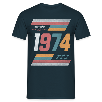 Männer T-Shirt "Legendär seit 1974" - Navy