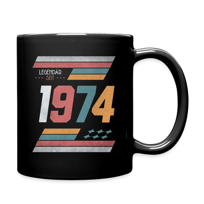 Tasse "Legendär seit 1974" - Schwarz