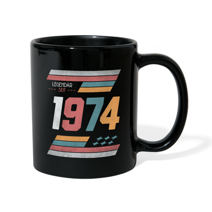Tasse "Legendär seit 1974" - Schwarz