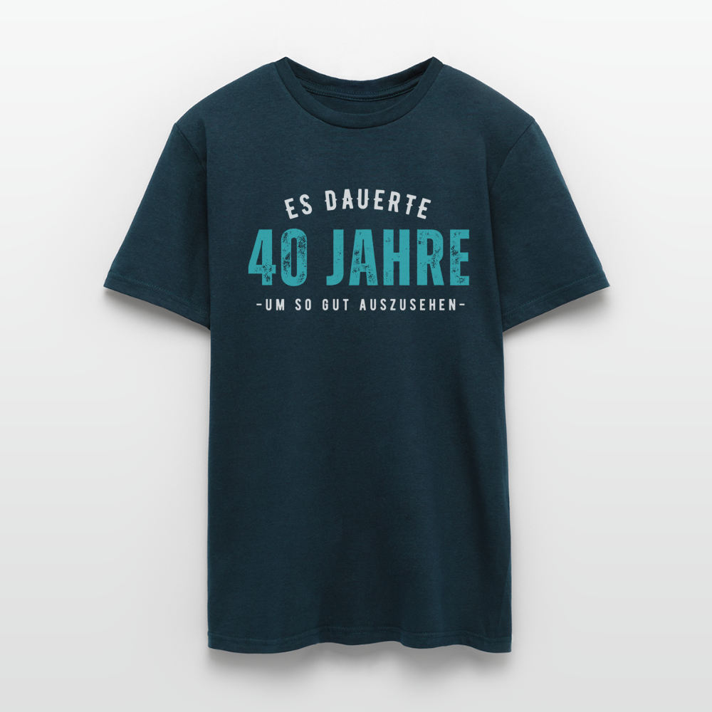 Männer T-Shirt "Es dauerte 40 Jahre um so gut auszusehen" - Navy