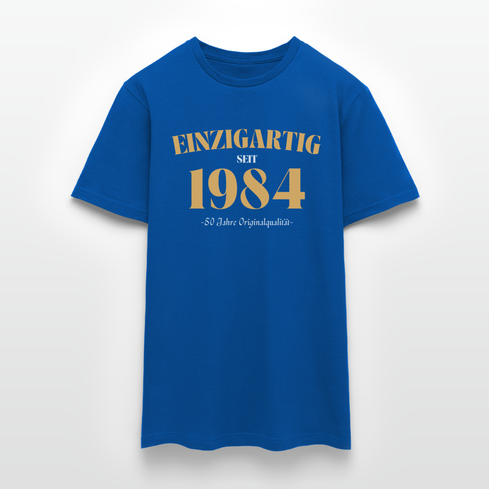 Männer T-Shirt "Einzigartig seit 1984" - Royalblau