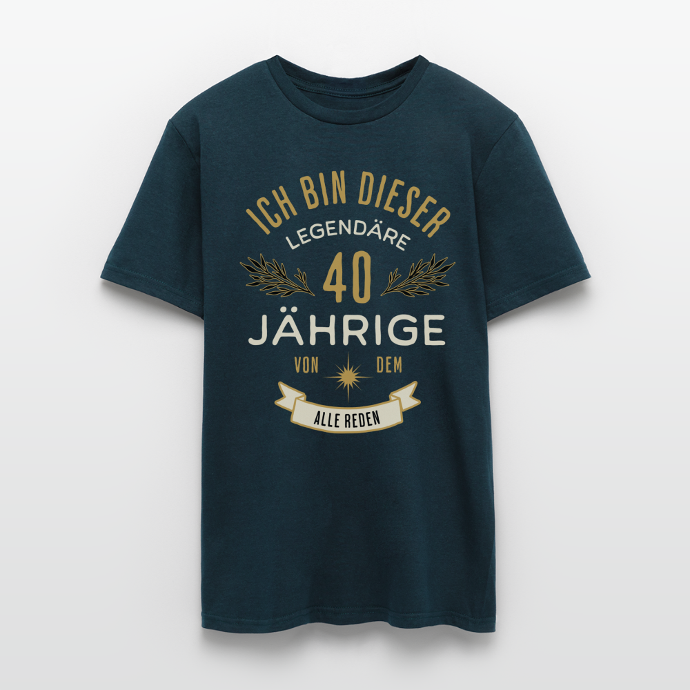 Männer T-Shirt "Ich bin dieser legendäre 40-Jährige von dem alle reden" - Navy